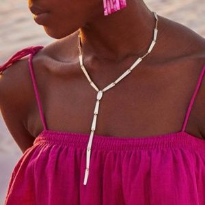 Kendra Scott Silver Gail Y Necklace